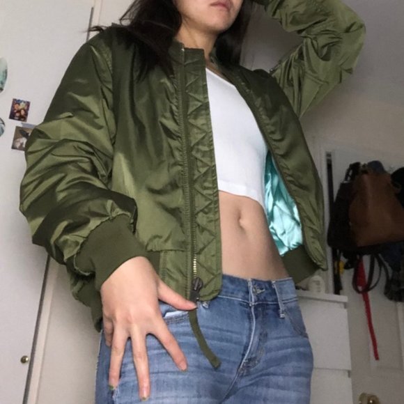 SOLD | GAP Satin Bomber Jacket | Women's Small - Picture 12 of 12